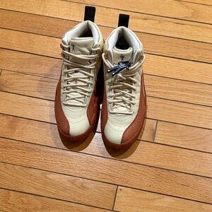 Jordan Cream and Brown Sneakers